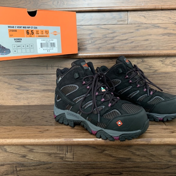 Women’s Merrell Steel Toe Boots size 6.5 - Picture 3 of 6